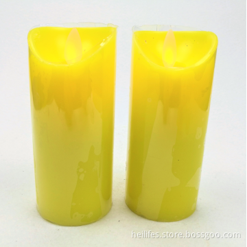 Customized Festival Gifts of Yellow Candle Light